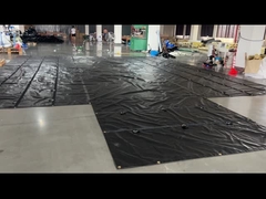 फ्लैटबेड ट्रक के लिए अनुकूलित 16x27 4x8ft लकड़ी के टारप