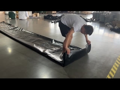 लकड़ी का पट्टी ट्रक लोड कवर भारी शुल्क पीवीसी फ्लैटबेड पट्टी16x27+4x8